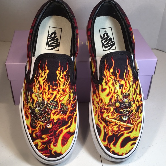 Vans Other - NWT Vans Classic Slip-On Samurai Rising Sneakers Men’s 9